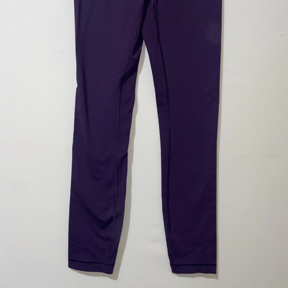 Lululemon Purple Mid Rise Full Length Leggings - Size 2 - Picture 3 of 7